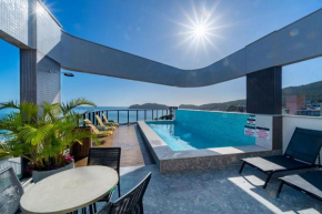 AION suítes 104 - Compacto e luxuoso Loft - Rooftop com piscina e academia - À poucos passos da praia